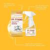 Kitchen Grease Remover 120ml Spray Powerful Degreaser for Stainless Steel Range Hood Cooktop  Oil Cleaning at Home