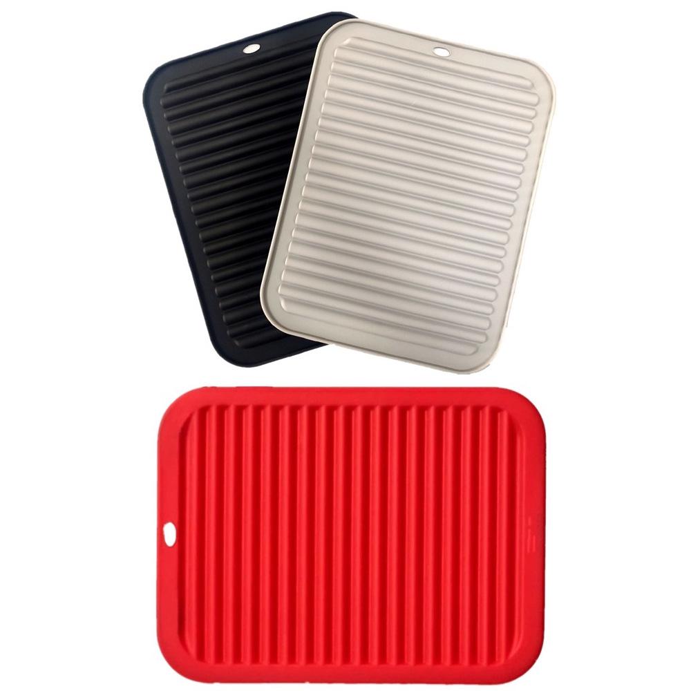 Rectangular Non-Slip Silicone Heat-Resistant Dining Table Mat: Waterproof, Oil-Proof, Scald-Proof, Thickened for Kitchen and Casseroles