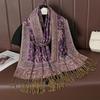 24Color Luxury Bohemian Style Shawl Women Scarf Jacquard Paisley Pattern Designer Lady Muslim Hijab Pashmina