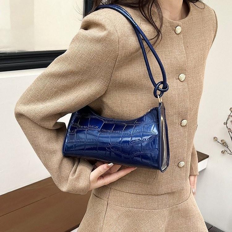 Stylowa Koreańska Damska Torba Ręczna Modna Torba Tote Do Codziennego Użytku W Kolorze Czarnym Niebieskim Różowym I Bordowym