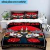 3PCS Cup-head And Mugman Adventure 3pcs Bedding,Including 3PCS Duvet Cover And 2pcs Pillowcases Perfect for Christmas,Ideal for Bedroom, Dormitory