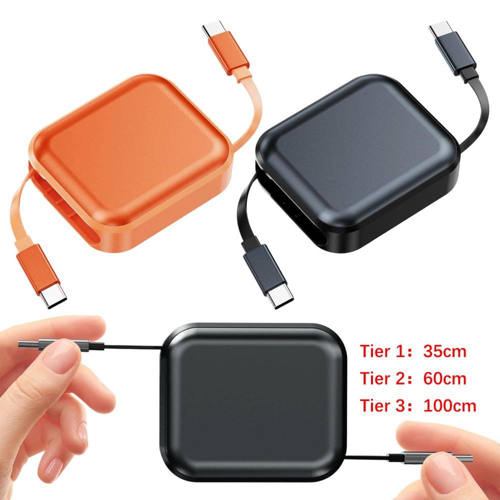 240W Type C To Type C Fast Charging Retractable Cable for IPhone15 16 17 Samsung Xiaomi Huawei Laptop Portable Charger Data Wire