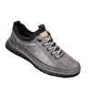 Men Casual Leather Shoes Lightweight Breathable Men Autumn Shoes Lace-Up Sneakers Sneakers Soft Non-Slip Business Footwears2024