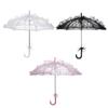 Handmade Lace Umbrella Flower Vintage Romantic Bridal Parasol for Costume Women Stage PPhotography Decoration