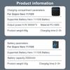 ERIKOLE for GoPro Hero 12 11 10 9 Black Battery Charger 2000mAh Battery 3 Slot Fast Charger for Go Pro Action Camera Accessories