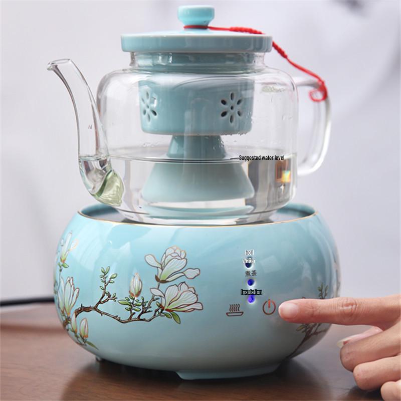 High-Temp Resistant Electric Ceramic Tea Stove with Thickened Silicon Glass & Touch Control