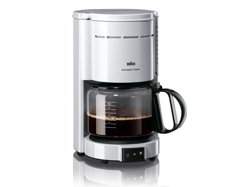Braun KF 47/1 filterkoffiezetapparaat 10 koppen wit wit