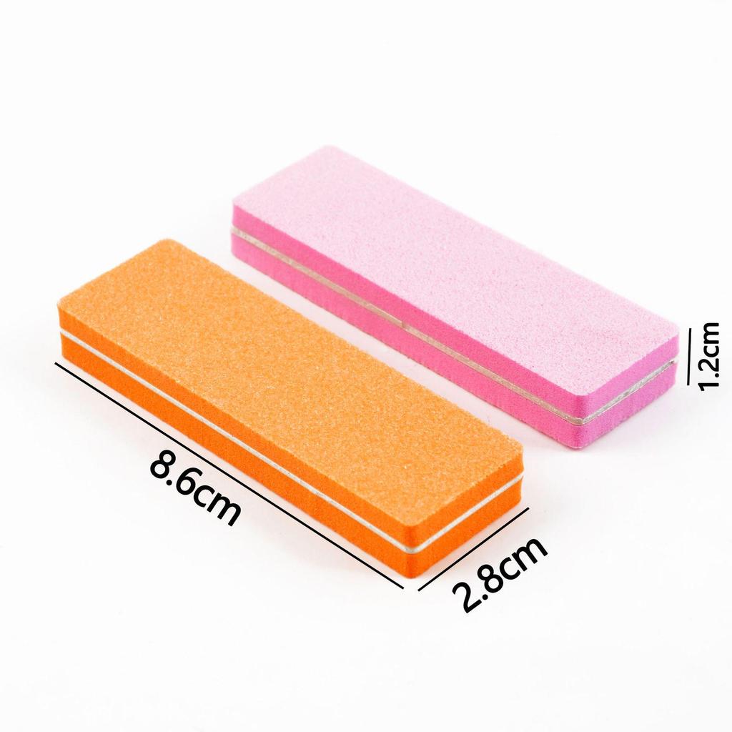 High Elastic Large Tofu Block Nail Sponge File for Manicures