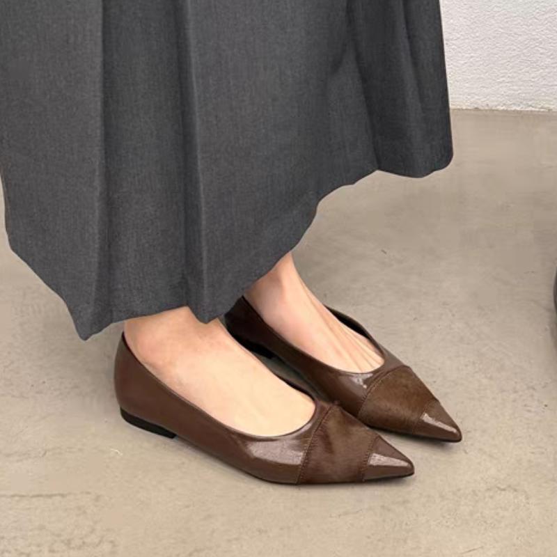 Comfortable Flat Woman Flats Spring Autumn Female Ballet Shoes Pointed Toe Nude Casual Work Loafer Shoes Women  Shoes