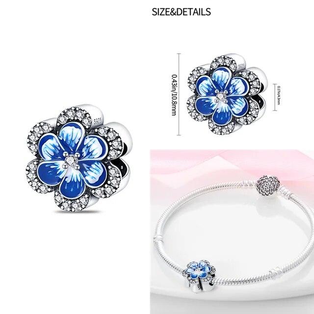 Charms Fit Original Bracelet Real S925 Sterling Silver Beads Luminou Pendants Firefly Ocean Series Dangle Fine Jewelry