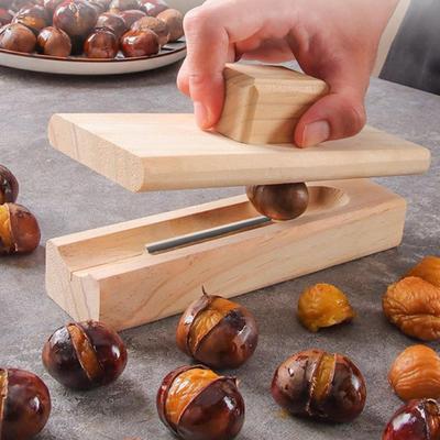 Chestnut Can Opener Wood Peeler Raw Chestnut Lotus Seed Machine Household Cross Shaped Chestnut Opener Tool