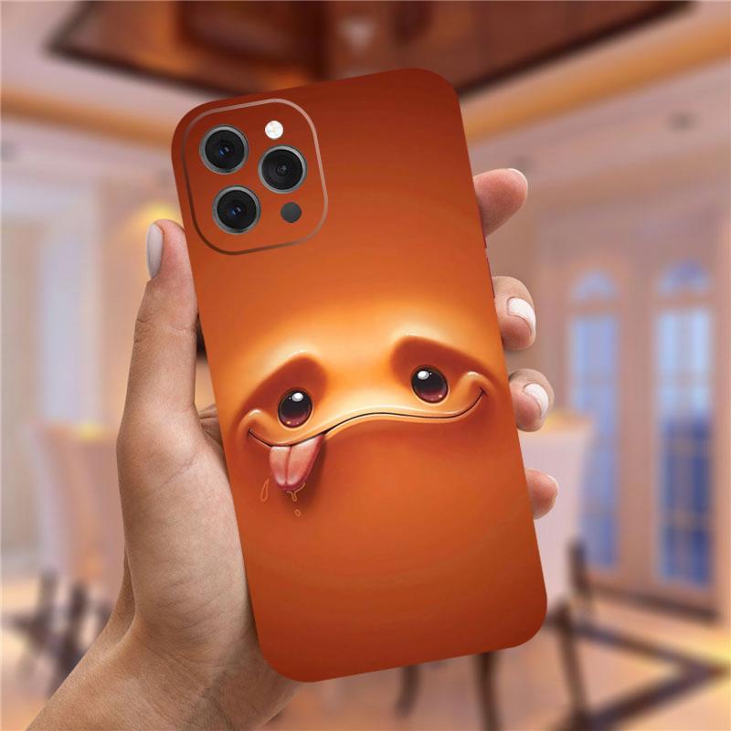 Etui na telefon 3D z zabawną buzią do iPhone'a 13 12 Pro XS Max Mini XR X 10 7Plus 7 8 Plus Miękki TPU do iPhone'a 11 Pro Max Obudowa Funda Bags