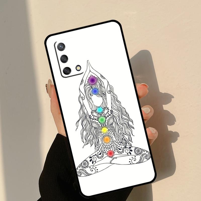 

Чехол для йоги Мандала Чакра для OPPO A57 A77 A17 A15 A16 A76 A96 A54 A74 A52 A72 A91 A93 A5 A9 A31 A53 A54S Funda OPPO A54s