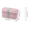 Double Layers Bento Box Eco-Friendly Lunch Box Food Container Kitchen Accessories Microwavable Dinnerware Lunchbox