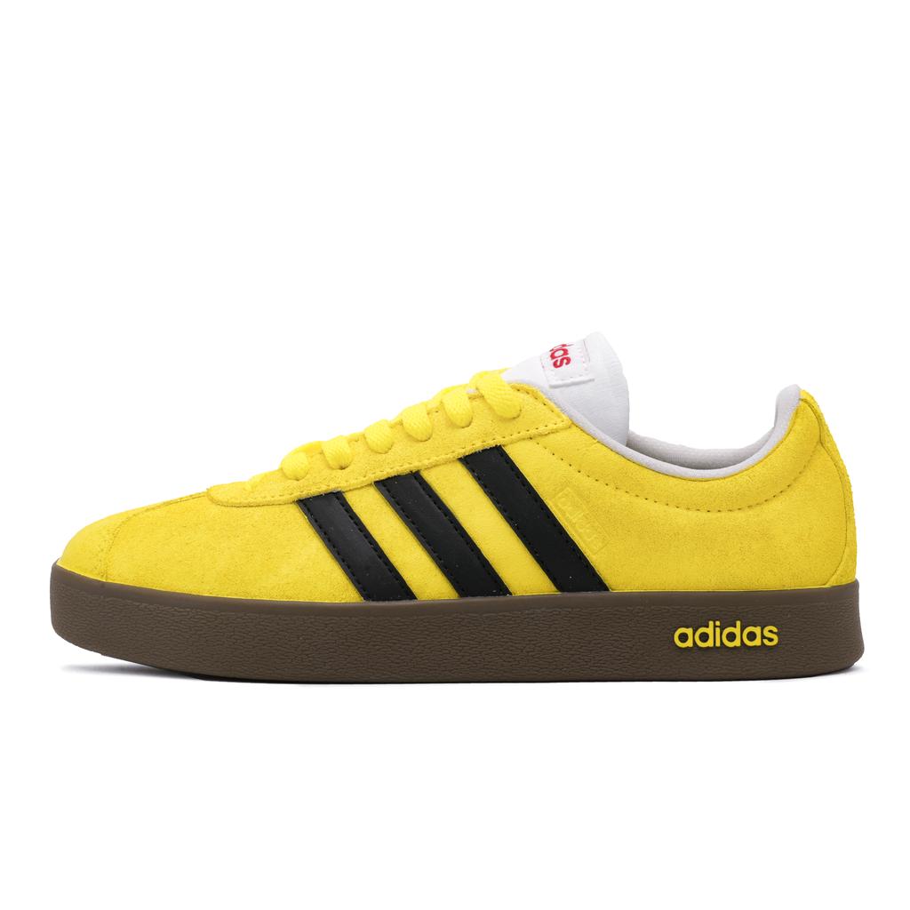 Adidas VL COURT 2.0 Bee Slip Resistant Cushioning Abrasion Resistant Low top Skateboard Shoes Unisex Yellow HQ1802(Team1166-)