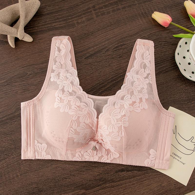 Large size bra gather and close the sub-breast hole cup, adjust the large size processing bra