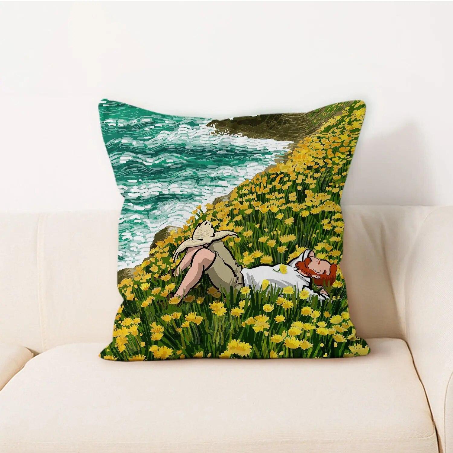 Наволочка с рисунком Ван Гога, подходит для кровати, дивана, гостиной 40x40cm