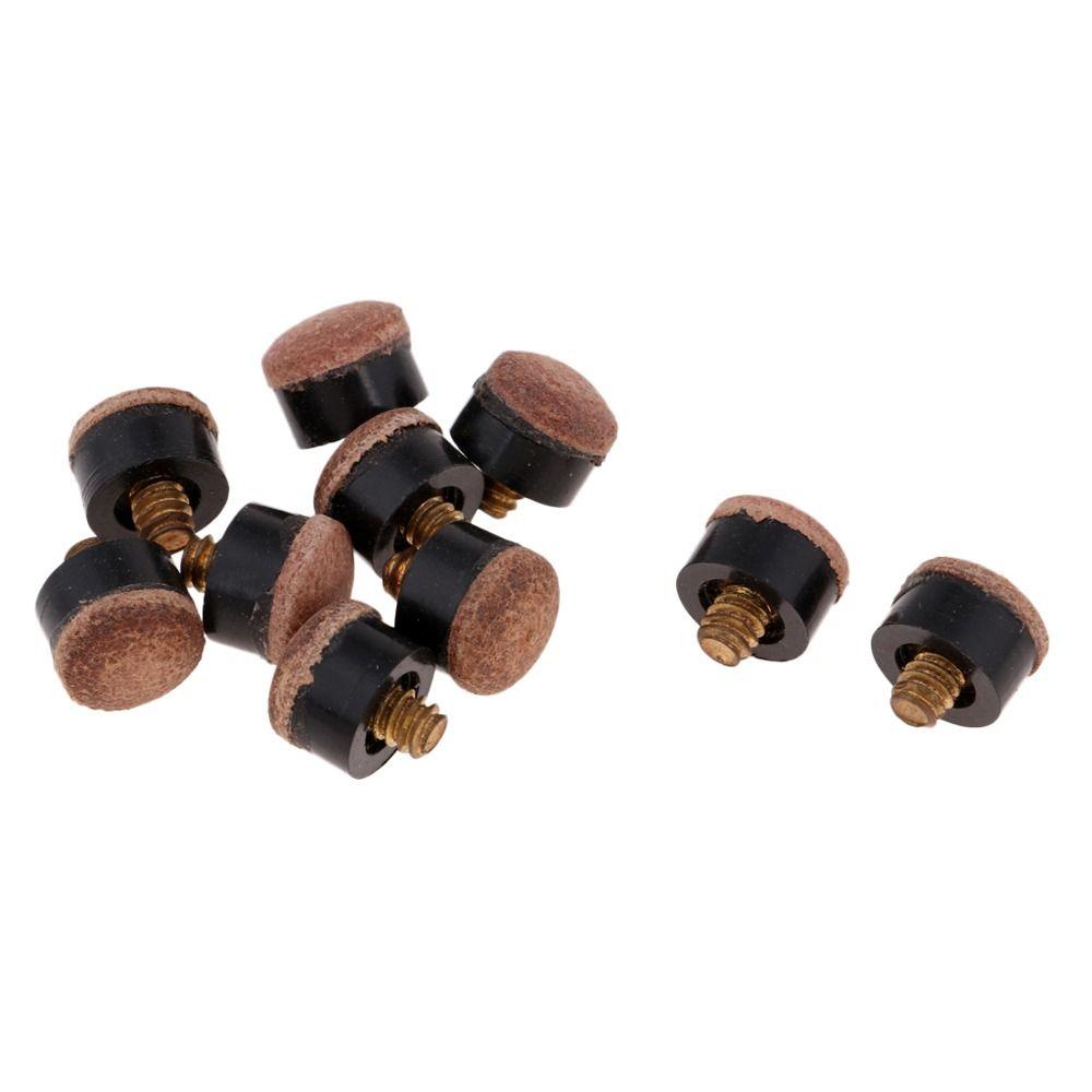 Big Head Billiard Replacement Snooker Billard Soft Kit Screw On Cue Tips Billard Cue Pool Tips