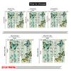 2pcs 2D Flat Printing Curtain Believe Amazing Today Possible Fabric Without Electricity All Season Party & Holiday Decor Perfect