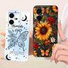 For Tecno Pova Neo 3 Case BOOk Sunflower Soft Silicone Back Cover For Tecno PovaNeo3  Neo3 LH6n Protective Shell Capa