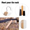Cabinet Hanging Rack Ties Hanger Storage Holder Scarf Belt Organizer Ties Holder