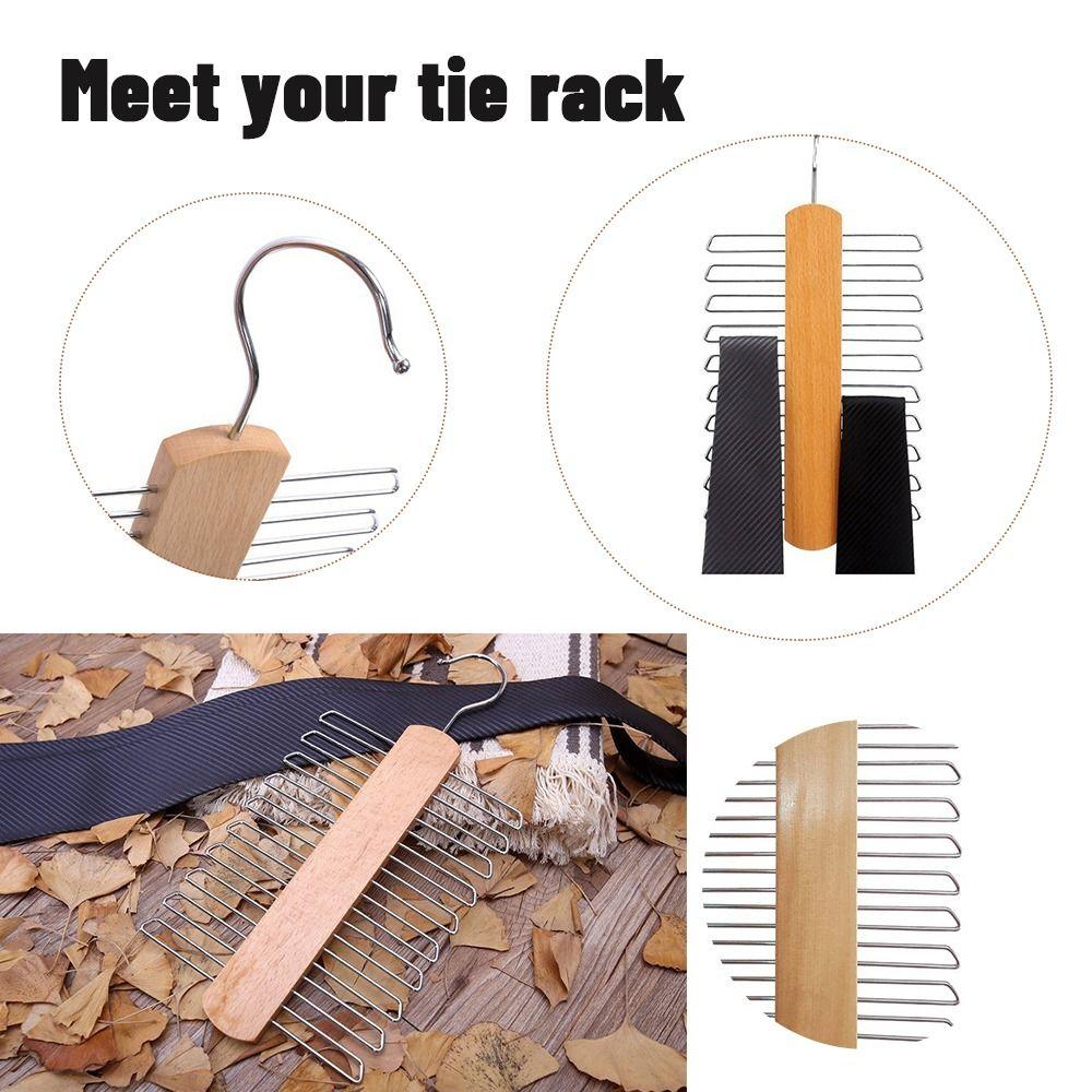 Cabinet Wardrobe Rack Ties Holder Storage Holder Scarf Belt Organizer Ties Hanger