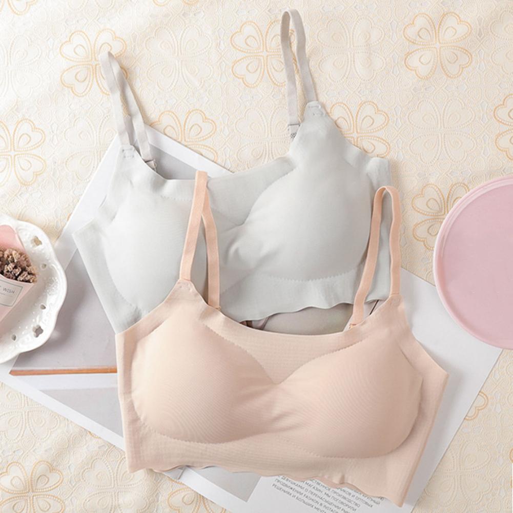 Daily Bra Seamless Adjustable Strap Women's Yoga Bra with Maximum Comfort Shockproof Push-up Support for Daily Wear Wide Strap