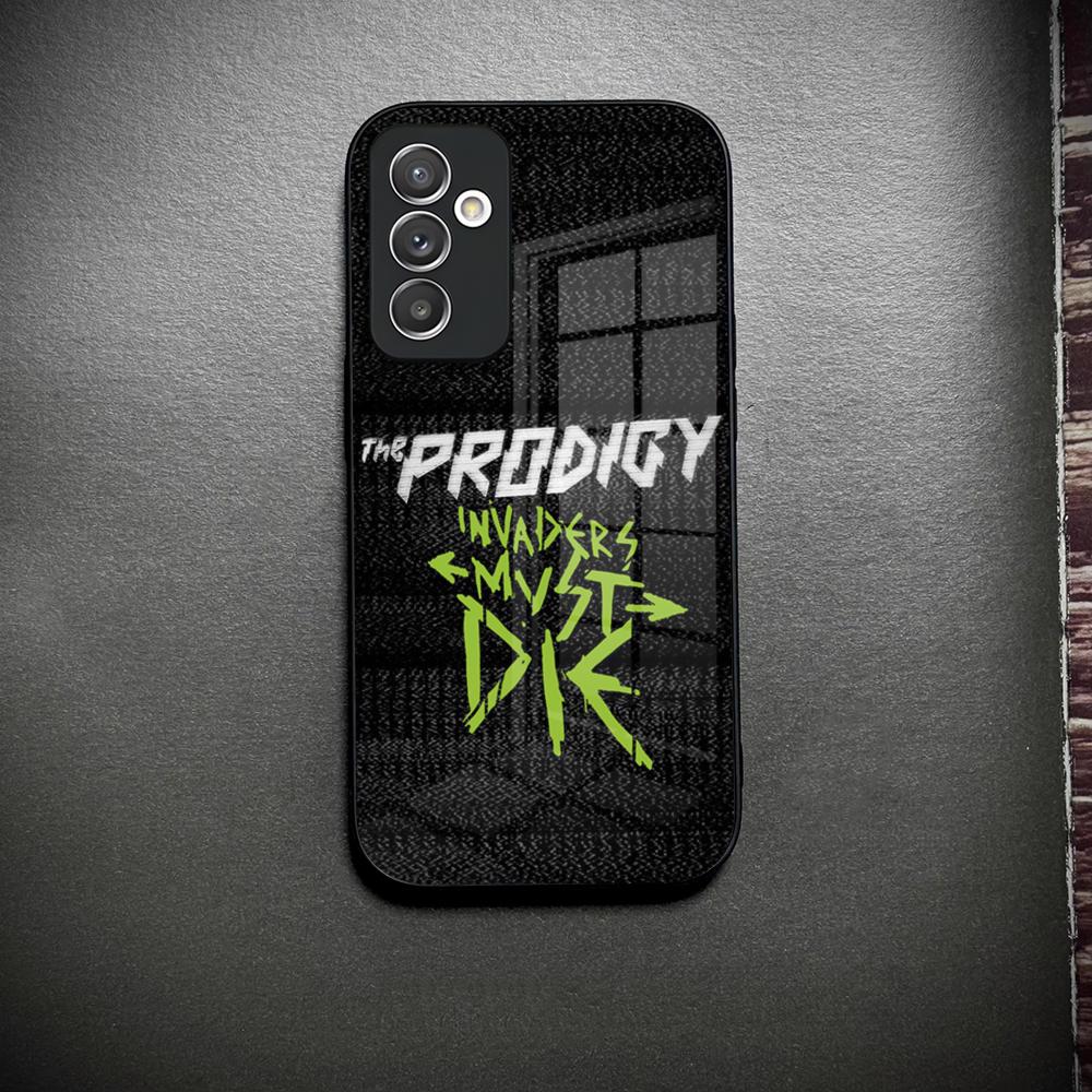 The Prodigy Artist Logo Phone Case Glass For Samsung Galaxy S26 S23 S25 S24 S21 S22 S20 Ultra Fe Plus A34 A15 A14 Cover