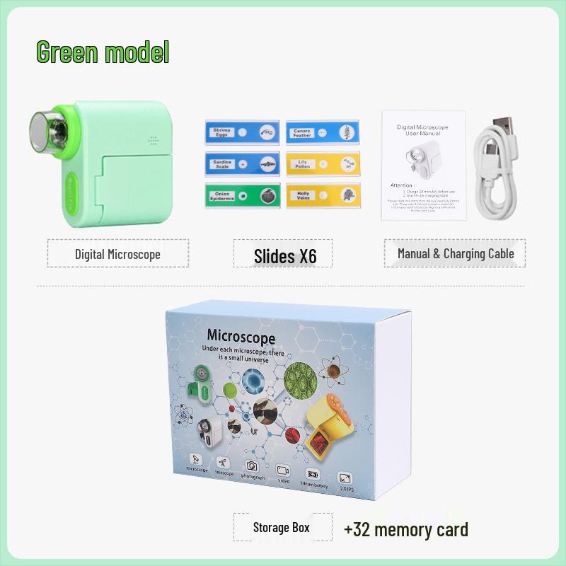 Portable 1000x Microscope Camera for Kids' Science and Middle School Projects.