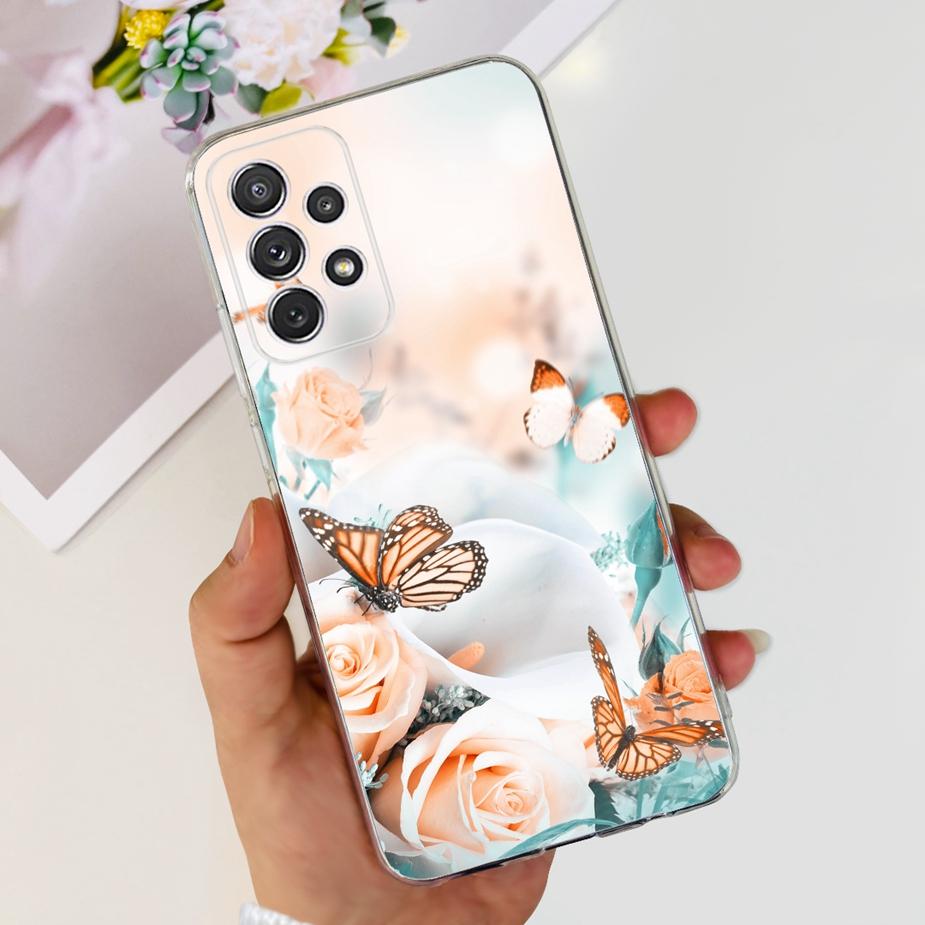 For Samsung Galaxy A32 4G Case Sm-A325F Soft Silicone Stylish Painted Cover Case For Samsung A32 A 32 5G A326B Back Cover Bumper
