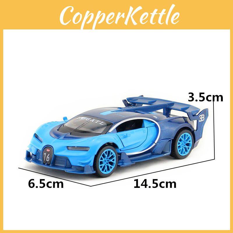 Gt Bugatti Alloy Car Model 132 Scale With Light Sound For Kids Entertainment