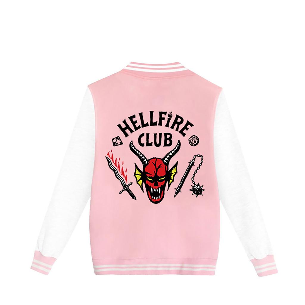 Printed Fashion Loose Casual Jacket Men Women Baseball Long Sleeve Jacket