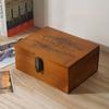 Wooden Storage Box Vintage Storage Case Miscellaneous Organizer Jewelry Box  Travel