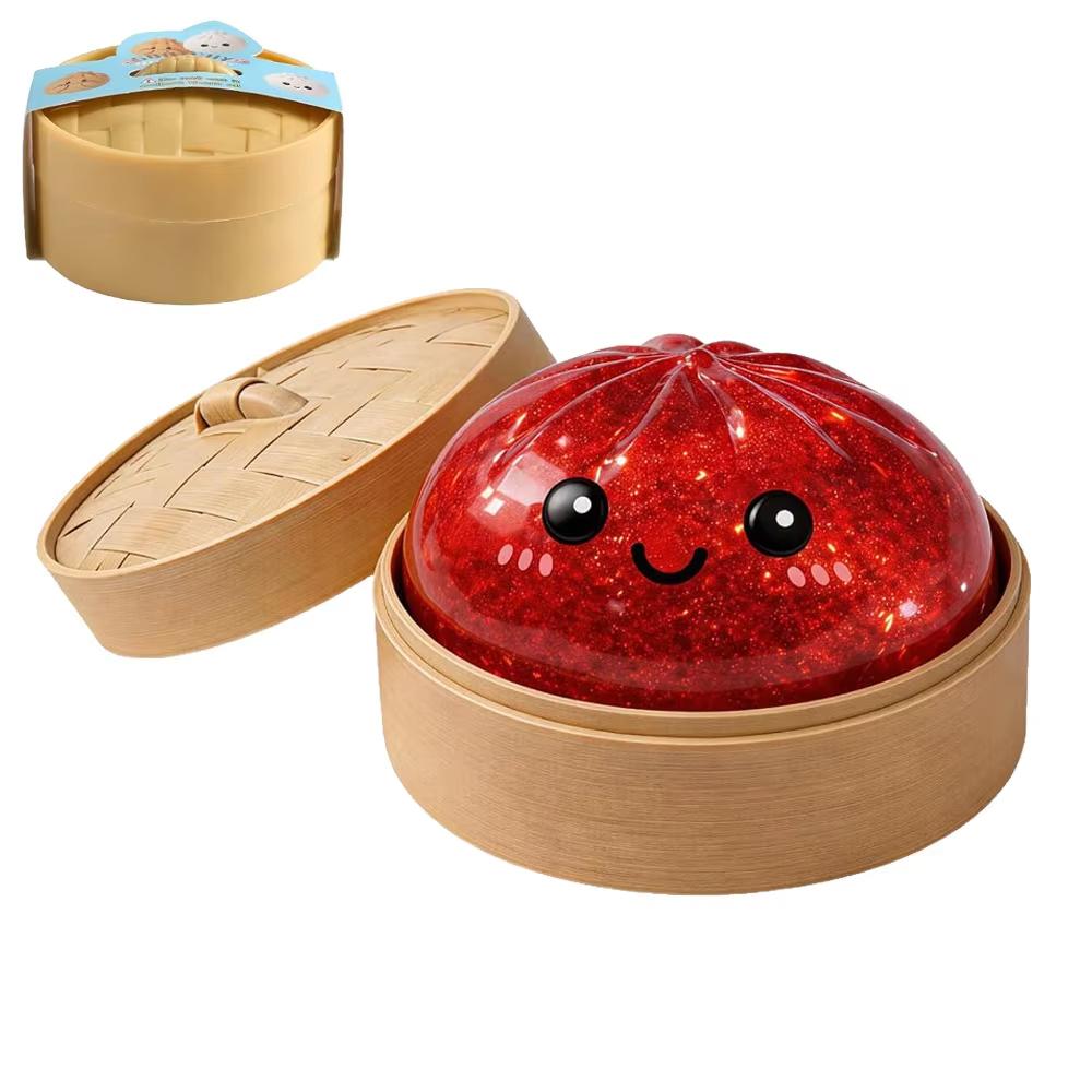 Übergroße Glitzer-Knödel-Squishies Weiches Langsam Rückprallendes Sensorisches Quetschspielzeug Linderung von Angst Fidget Stressball Bürogeschenke