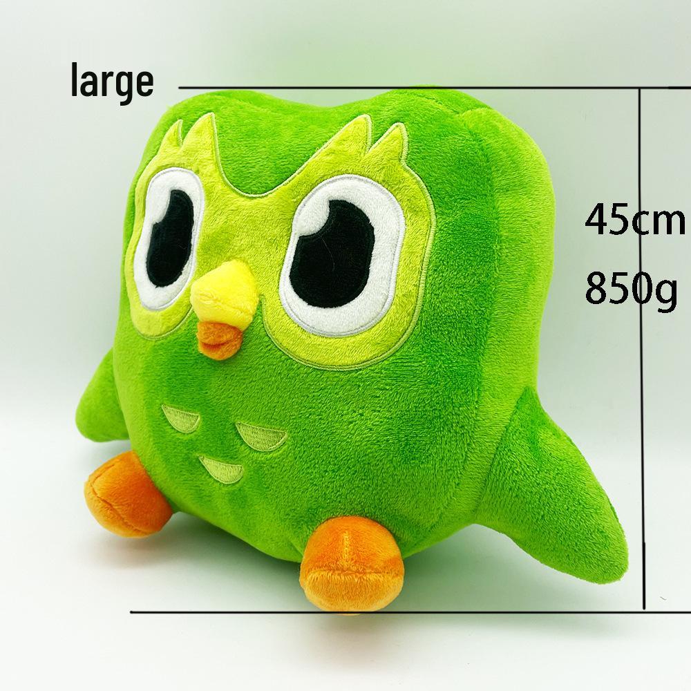 Duolingo Green Owl Plush Toy – Foreign Language Learning for Kids