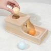 Wooden Box Toy For Babies 3 Balls That Can Be Sorted And Stacked, Colorful Learning Educational Toy, Gift For Toddlers, Preschool Girls And Boys