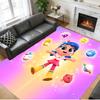 Anti‑Slip Crystal Velvet Floor Rug, True And The Rainbow Kingdom Design Carpet for Indoor Living Bedroom Home Decoration