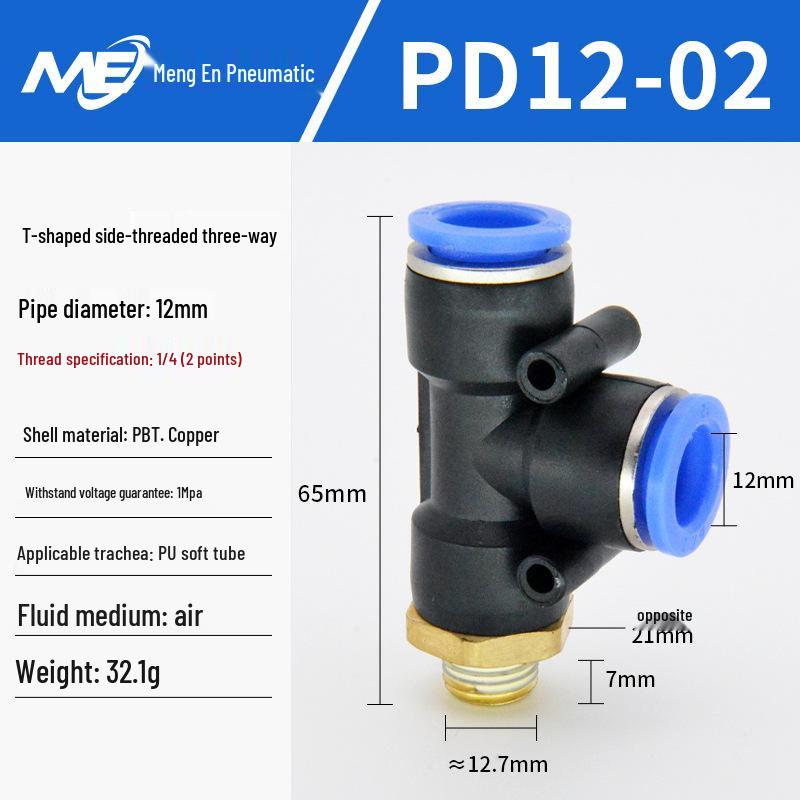 Copper Corrosion-Resistant Pneumatic Quick Connector Fitting for Air Compressors