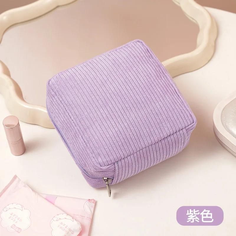 Mini Kosmetiktasche für Lippenstift Karten Münzen Hygieneartikel Aufbewahrungstasche Damen Cord Reise Kosmetik Organizer Tasche