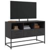 Vidaxl Szafka Pod Telewizor, Czarna, 100,5X39X60,5 Cm, Stalowa