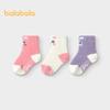 Balabala Baby Thermal Fleece-Lined Floor Socks (3-Pack)