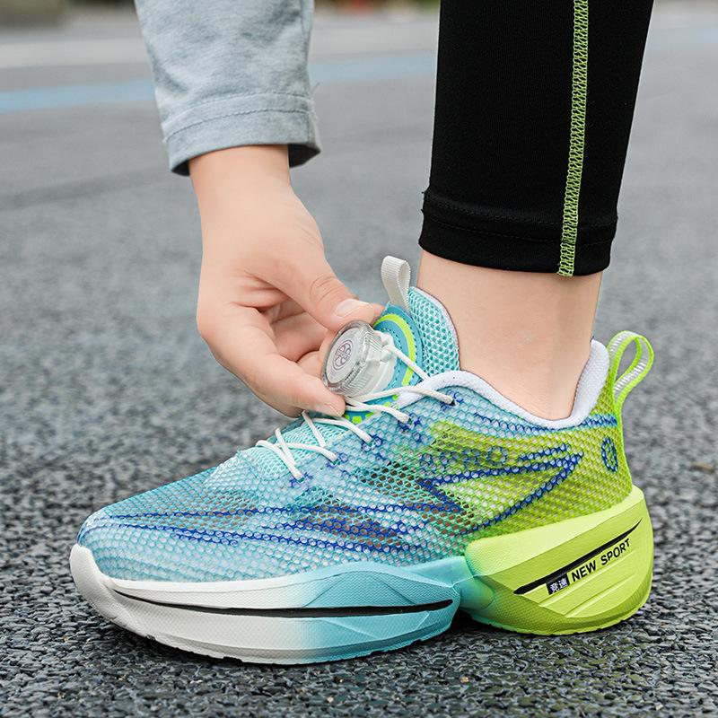 Children's summer sports shoes breathable single mesh medium and large children breathable boys hollow shoes student running shoes non-slip