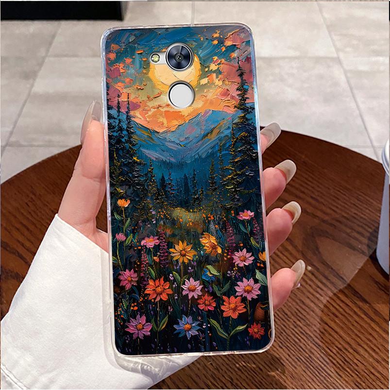 For Huawei Honor 6A / Holly 4 DLI-L42 L22 Phone Case Clear Luxury Cute Love Rabbit Funny Pattern TPU Soft Silicone Cover Casing