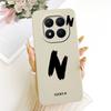 For Xiaomi Redmi Note 15 Pro+ 15Pro 5G Lucky Initial Letter Phone Case For Redmi Note 15 Pro Plus 5G Soft Silicone Case Bumper