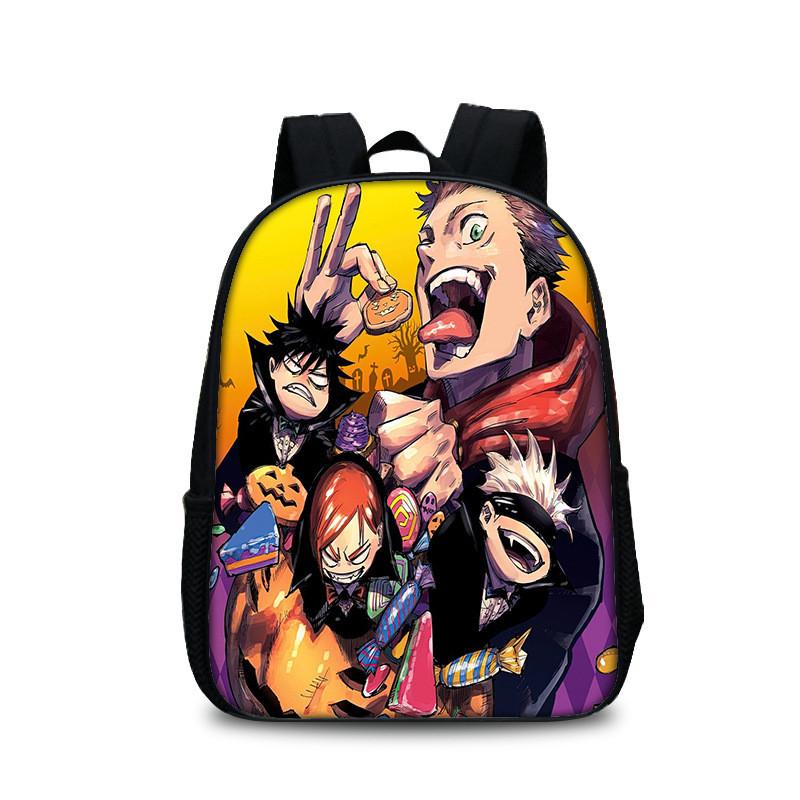Jujutsu Kaisen Backpack With Polyester Material And Spacious Design For Students And Daily Use