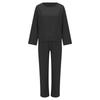 Women's Fashion Casual Solid Color Long Sleeve Suit