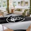Las Vegas Raiders Design Crystal Velvet Rug Soft Decorative Mat for Bedroom Entrance
