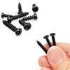 Black Self Tapping Screws M1 M1.2 M1.4 M1.7 Wood Screw Mini Computer Screws  Woodworking