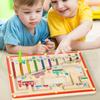 Magnetic Color Number Maze Educational Magnetic Color Sorting Counting Board Toys Color Counting Number Classification Toys