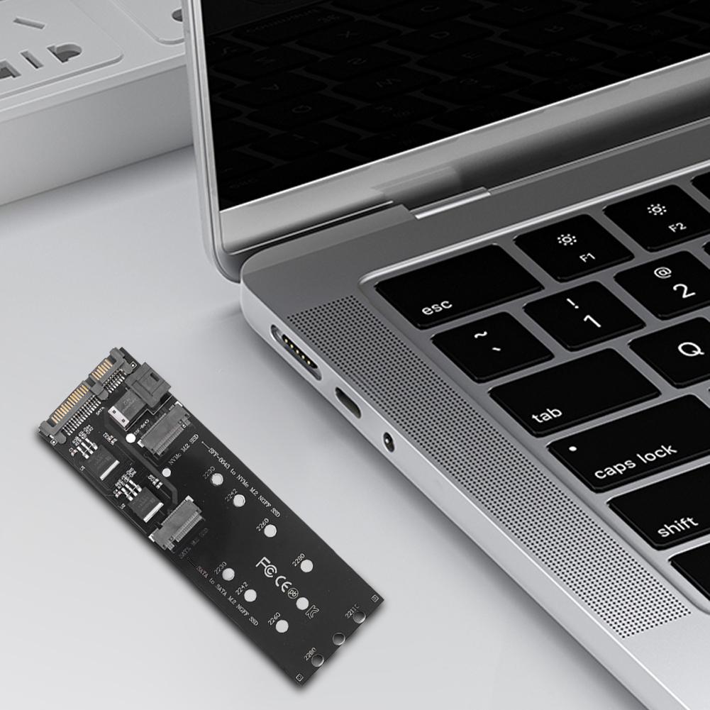 SFF-8643 To M.2 U2 Kit NGFF M-Key To Slimline SAS NVME PCIe 22Pin SATA Adapter SATA SSD Adapter Fit for Laptop Desktop Mainboard